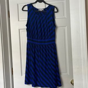 Haani Blue and Black striped dress size Large